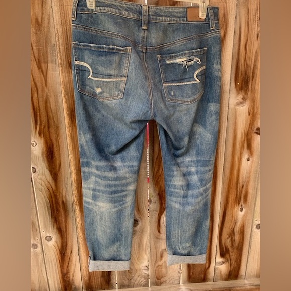 Ankle length destroyed denim size 6 - Picture 2 of 3